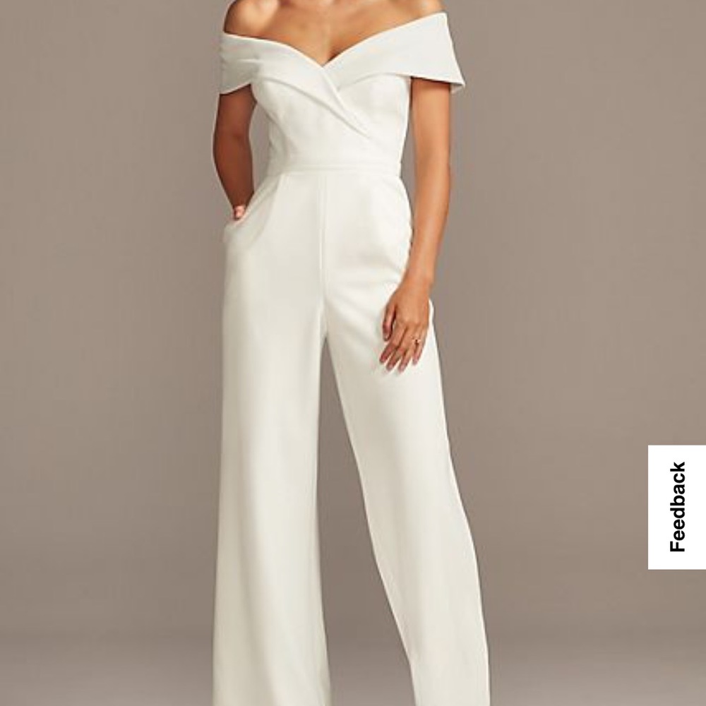 David’s Bridal Crepe Jumpsuit
